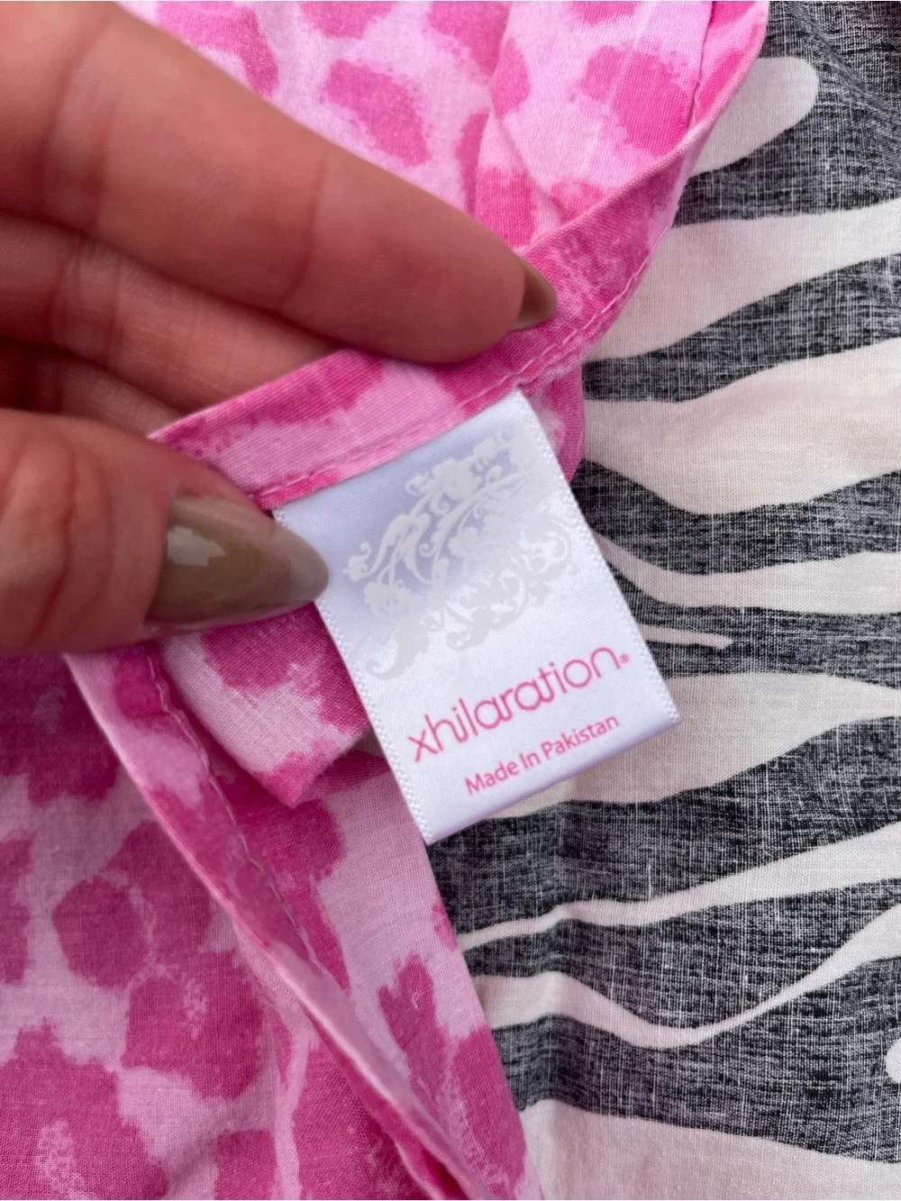 Almost Vintage Zebra Print Pink Leopard Print Shams Standard Pillowcases Y2k